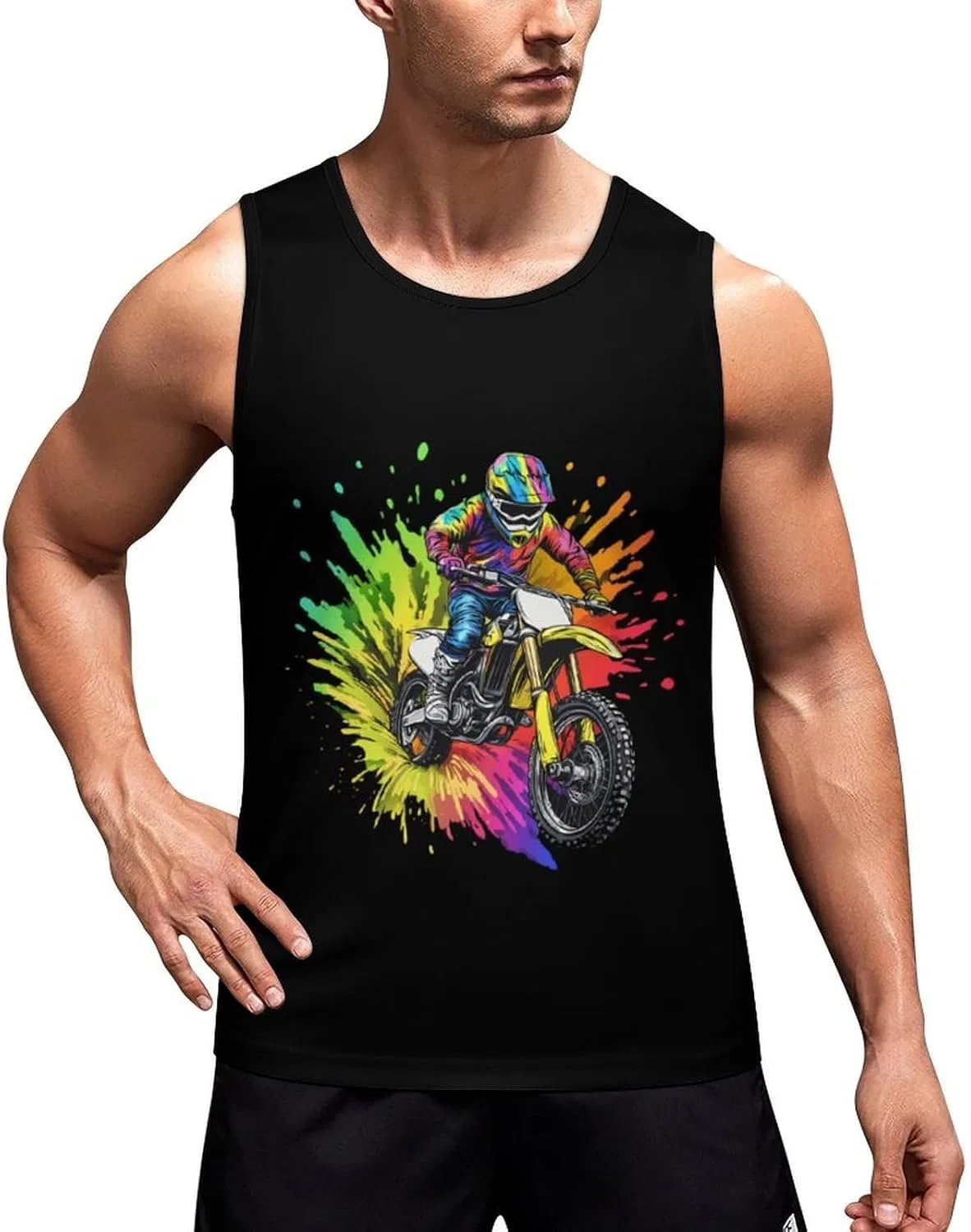 Мужской топ-майка с принтом Tie Dye, Generic, Style