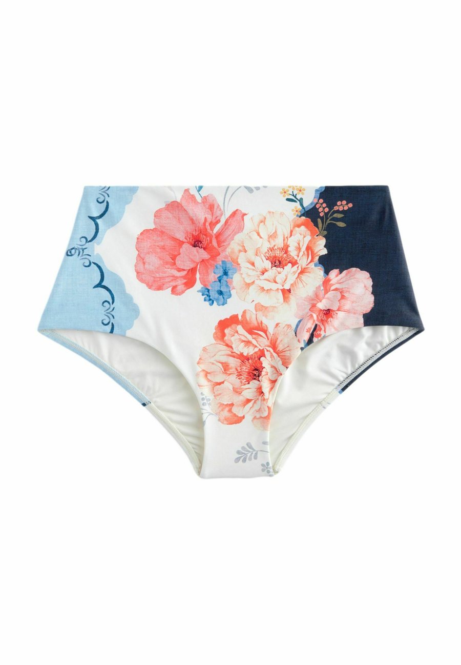 

Низ бикини Next HIGH WAIST FIT, Navy Cream Coral Floral/Blue