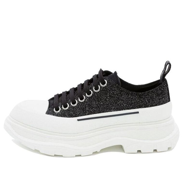 Кроссовки tread slick lace up low 'galaxy black' Alexander Mcqueen, черный