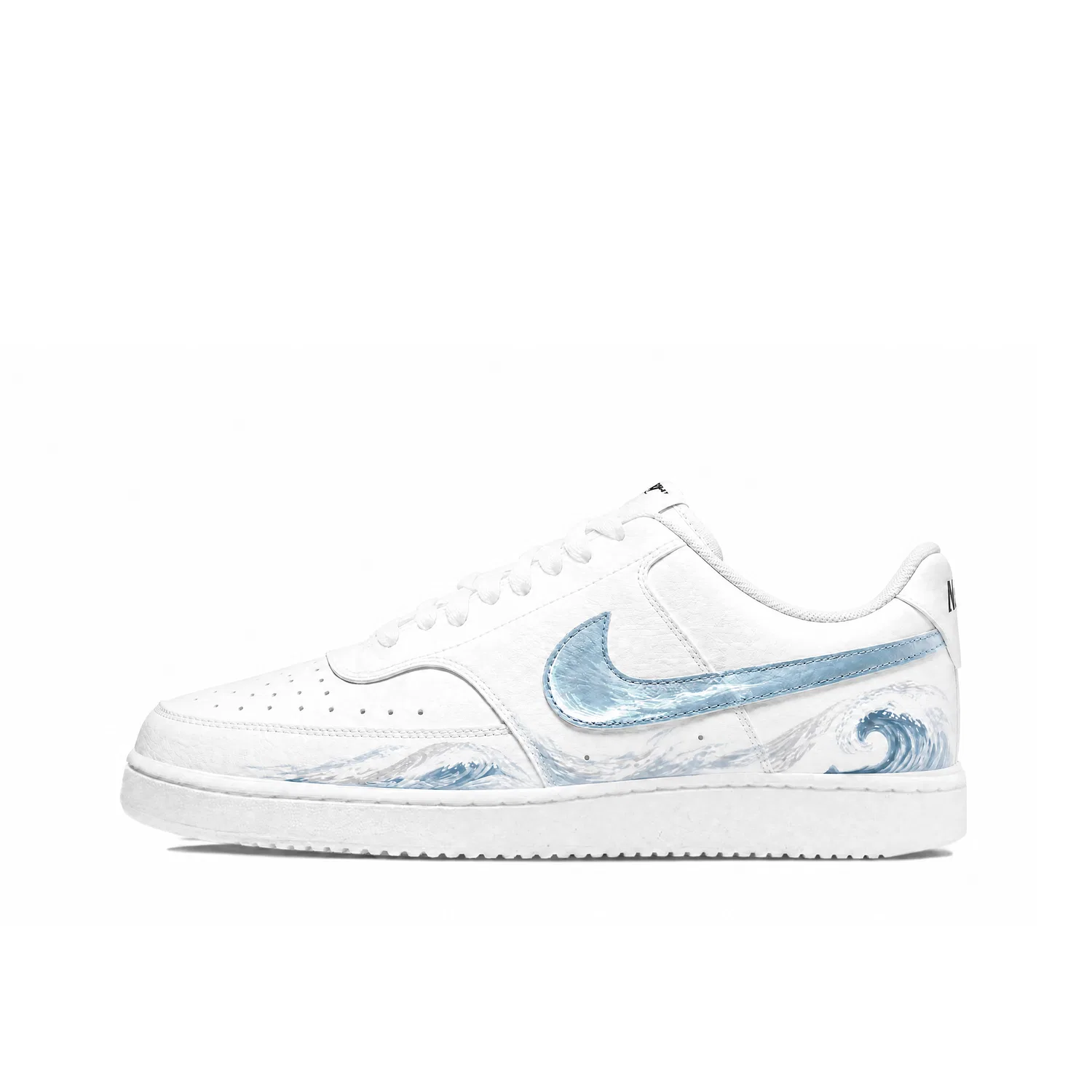 Кроссовки Nike Court Vision 1 Low Starry Wilderness бело-синие