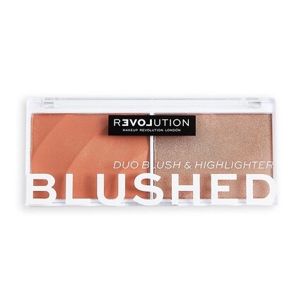

Revolution Relove Blushed Duo Румяна и хайлайтер Queen, Makeup Revolution