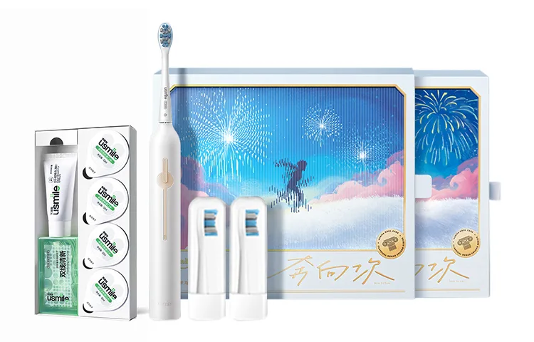 Электрическая зубная щетка Usmile, Starry Blue+Xiaomei Box+Running to You Box — фото 2