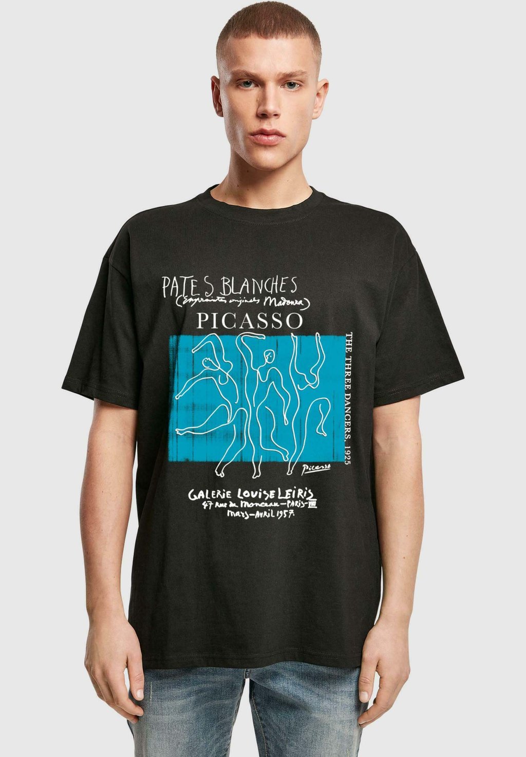

Футболка с принтом PICASSO - THE THREE DANCERS HEAVY TEE Merchcode, черный