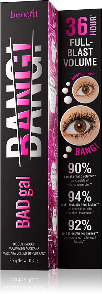 Тушь для ресниц Badgal bang! придающая объем Benefit, atspalvis black 8,5 гр — фото 2
