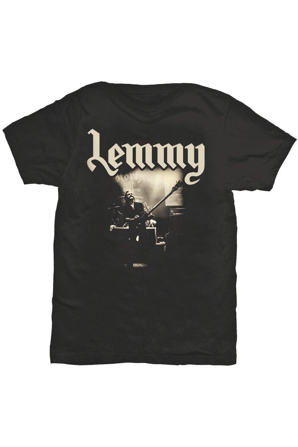 

Футболка с принтом «Жил, чтобы отыграться» Lemmy, черный