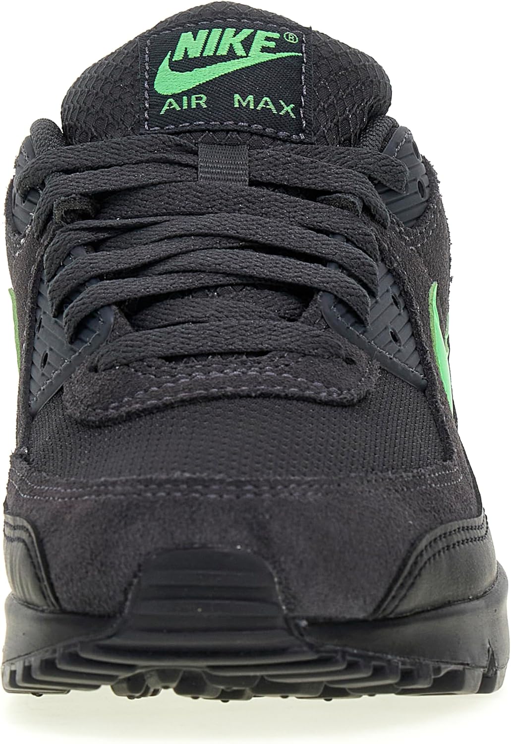 Мужские кроссовки Nike Air Max 90, черный/зеленый — фото 2