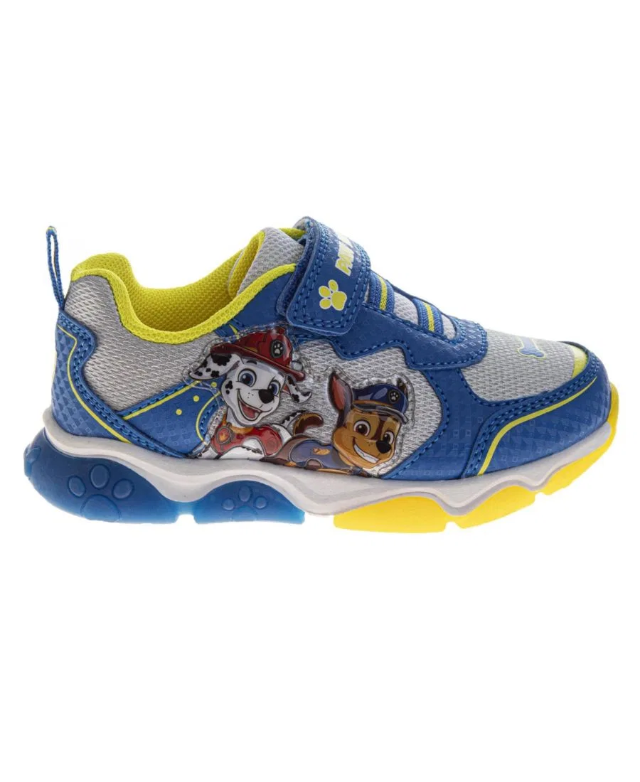Светящиеся кроссовки Paw Patrol для маленьких мальчиков (для малышей) Nickelodeon, синий — фото 2