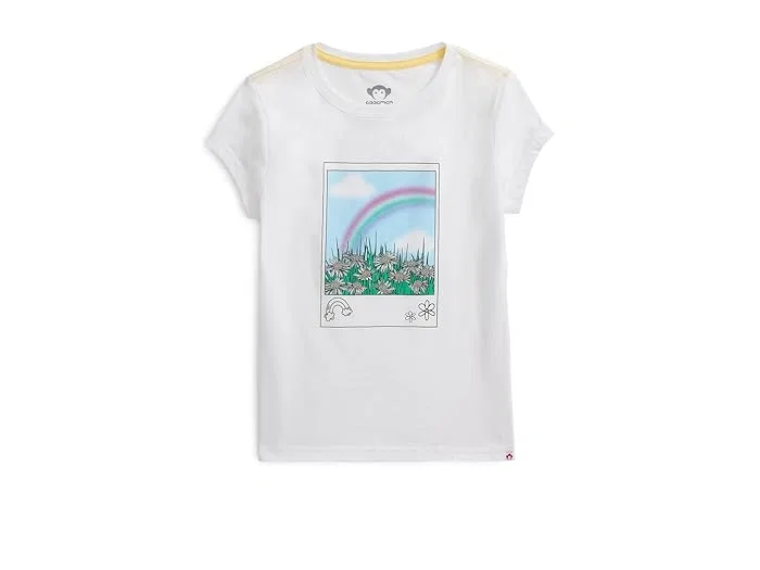 Футболка с принтом Circle Tee Appaman Kids, White I