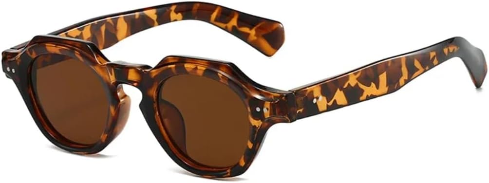 

Солнцезащитные очки с защитой от УФ-излучения UV400 | Маленькие заклепки, красно-синие | Линзы конфетных цветов для занятий спортом на открытом воздухе и вождения DSVIGF, Leopard Tea