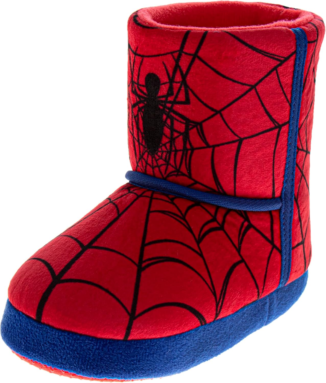 

Домашние тапочки Marvel Spiderman для мальчиков - уютные плюшевые домашние тапочки в стиле Человека-паука (размеры: 5-10 для малышей / 11-12 для детей младшего возраста), синий