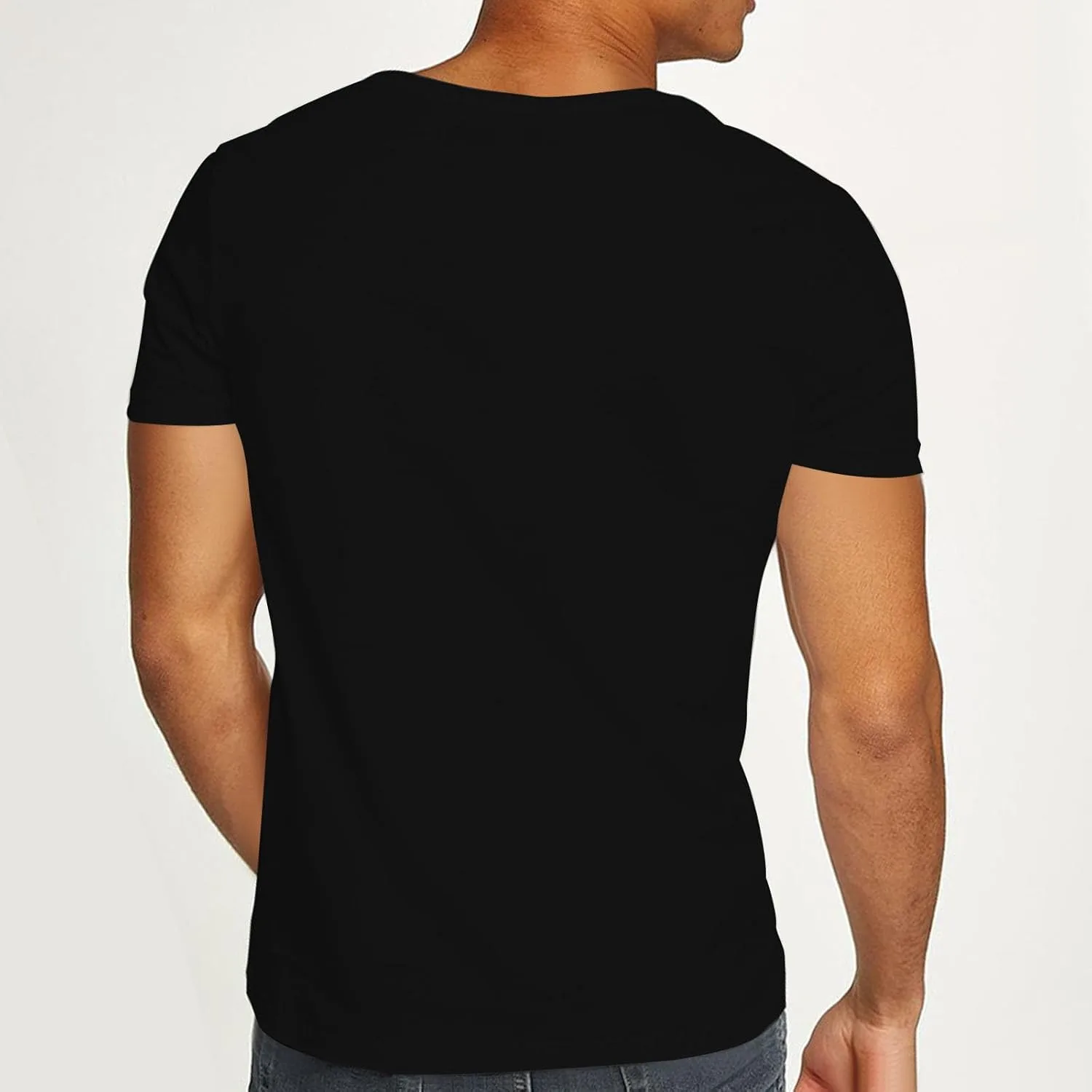 Мужская майка V-Neck Slim Fit Stretch для тренировок — фото 4