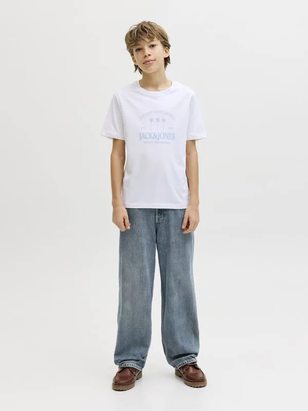 Джинсы свободного кроя jjialex jjoriginal Jack & Jones Junior, Blue Denim — фото 2