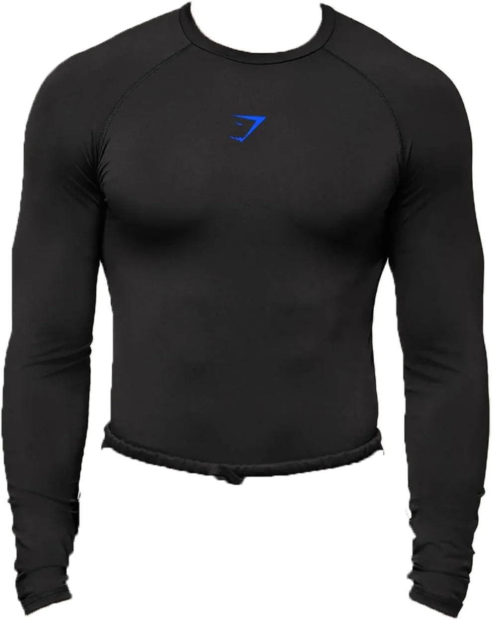 

Мужская футболка для бега и тренировок — высокоэластичная, быстросохнущая, с длинным рукавом