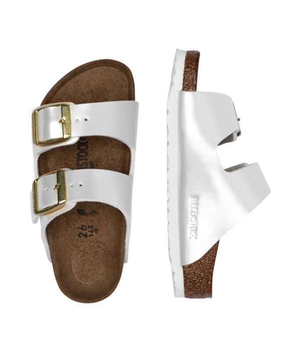 Сандалии детские Birkenstock Аризоны из экокожи, белый — фото 3