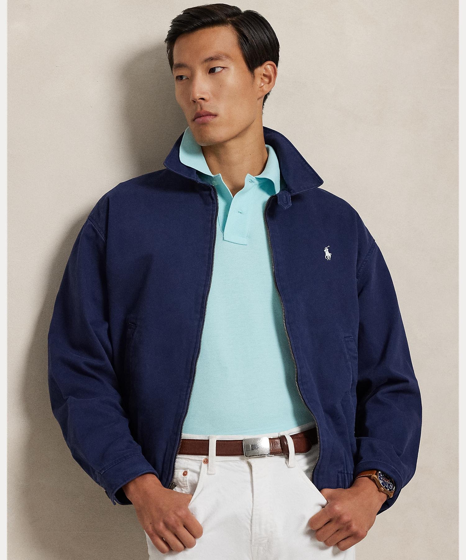 Культовая сетчатая рубашка поло Polo Ralph Lauren, 400 Blue — фото 2