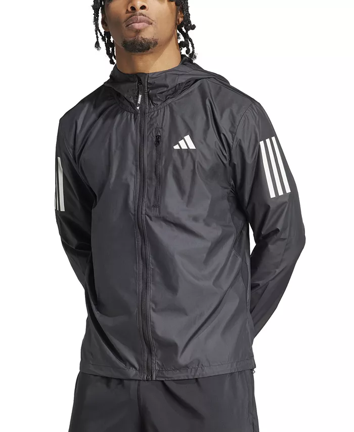 

Мужская ветрозащитная куртка Own The Run adidas, черный