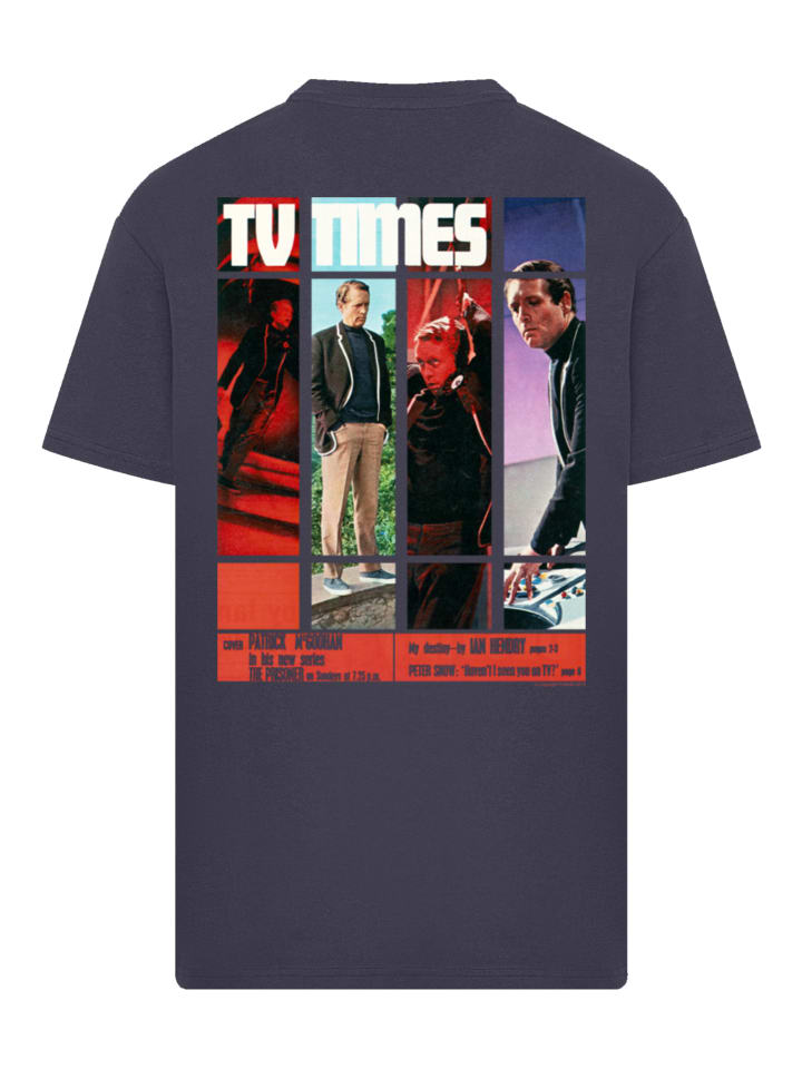 

Футболка большого размера с изображением Патрика Макгуэна из сериала Заключенный 1967 года, темно-синего цвета F4NT4STIC, Синий, Футболка большого размера с изображением Патрика Макгуэна из сериала Заключенный 1967 года, темно-синего цвета F4NT4STIC