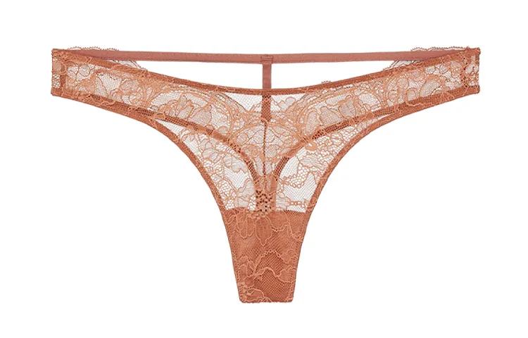 Victoria's Secret Женские трусы 1 шт коричневые