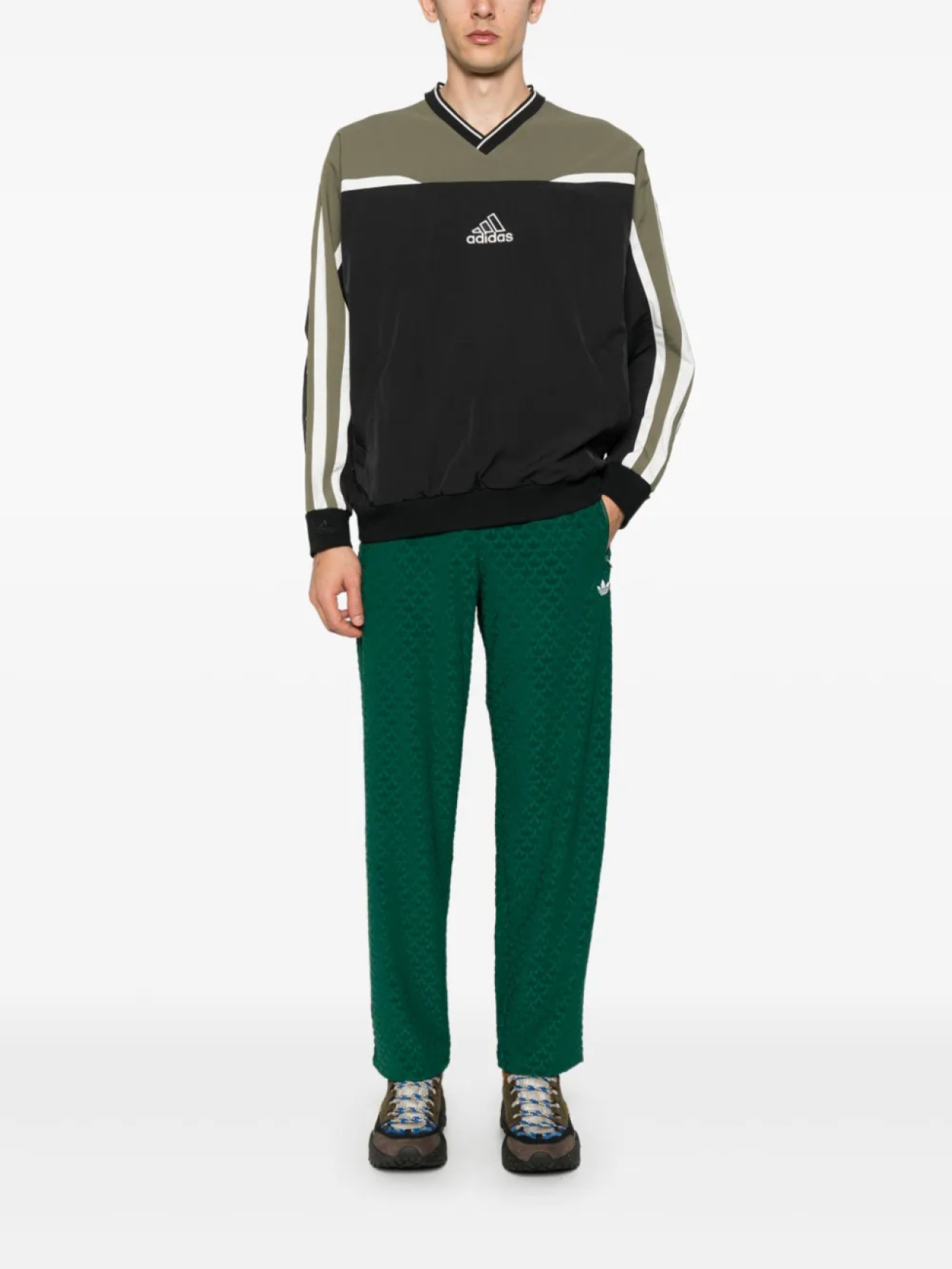 Adidas толстовка 3-Stripes, черный — фото 2