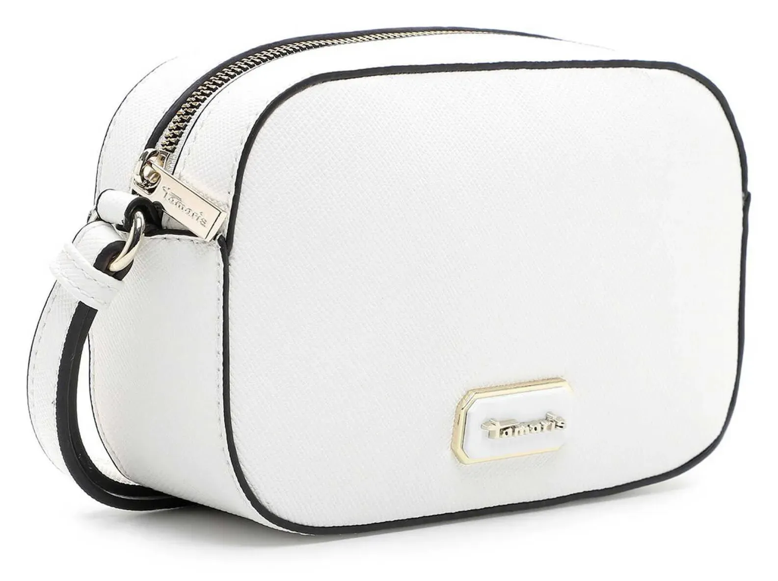 

Сумка Tamaris "TAS Crossbody" с логотипом и золотистыми деталями, белый