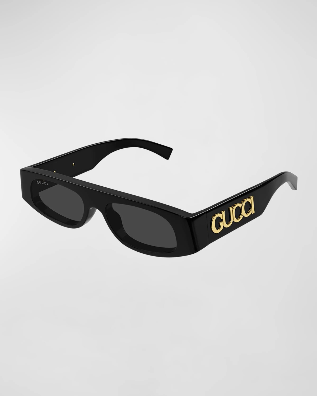 

Прямоугольные солнцезащитные очки из ацетата с логотипом Gucci, цвет Black