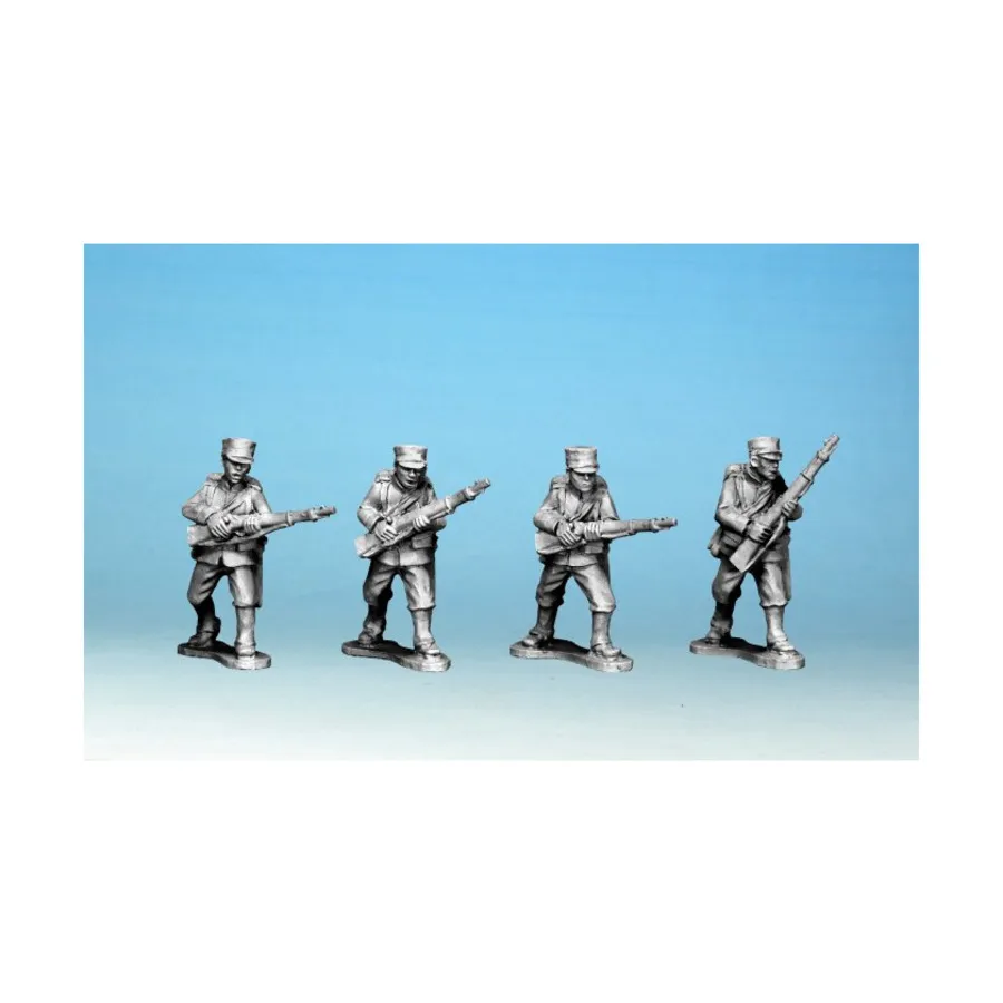 

Японская пехота наступает в полной экипировке, Historical Miniatures - Boxer Rebellion (28mm) (Crusader Miniatures)