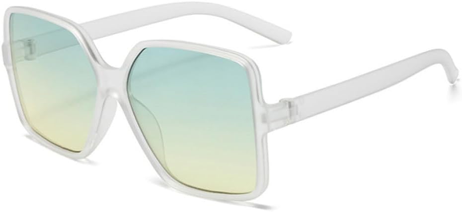 

Винтажные квадратные солнцезащитные очки для женщин, градиентные солнцезащитные очки класса люкс с защитой от УФ-излучения UV400, увеличенного размера, модные очки для женщин LJTJTAV, C12