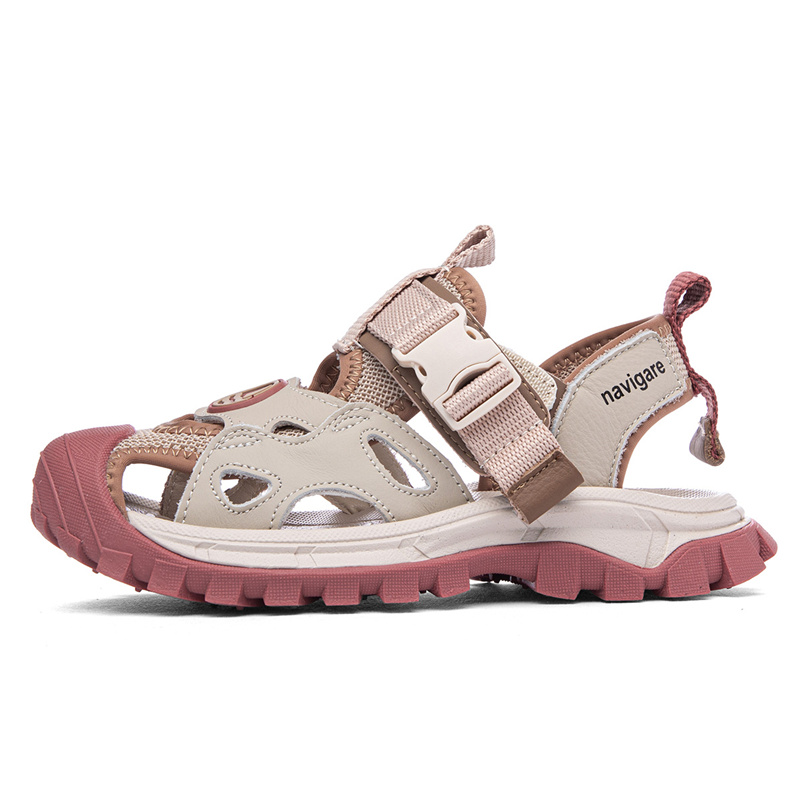 

NAVIGARE Детские сандалии Slip Resistant Anti Kick Quick Dry Balance, цвет beige red