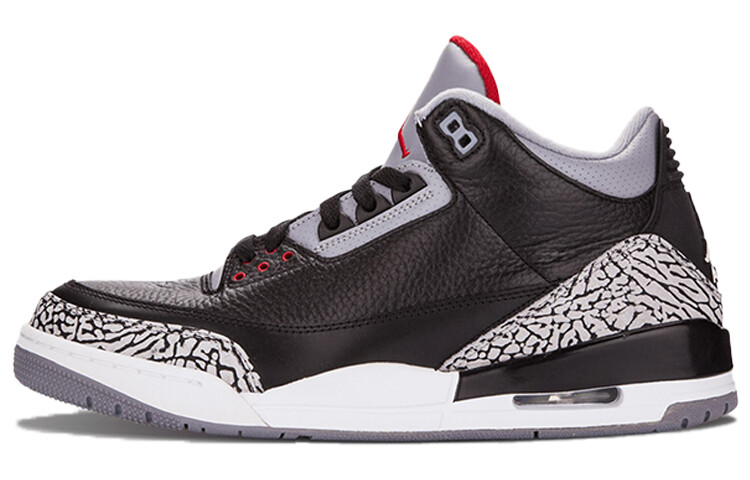 

Кроссовки Jordan 3 Retro Black Cement 2011, Серый, Кроссовки Jordan 3 Retro Black Cement 2011