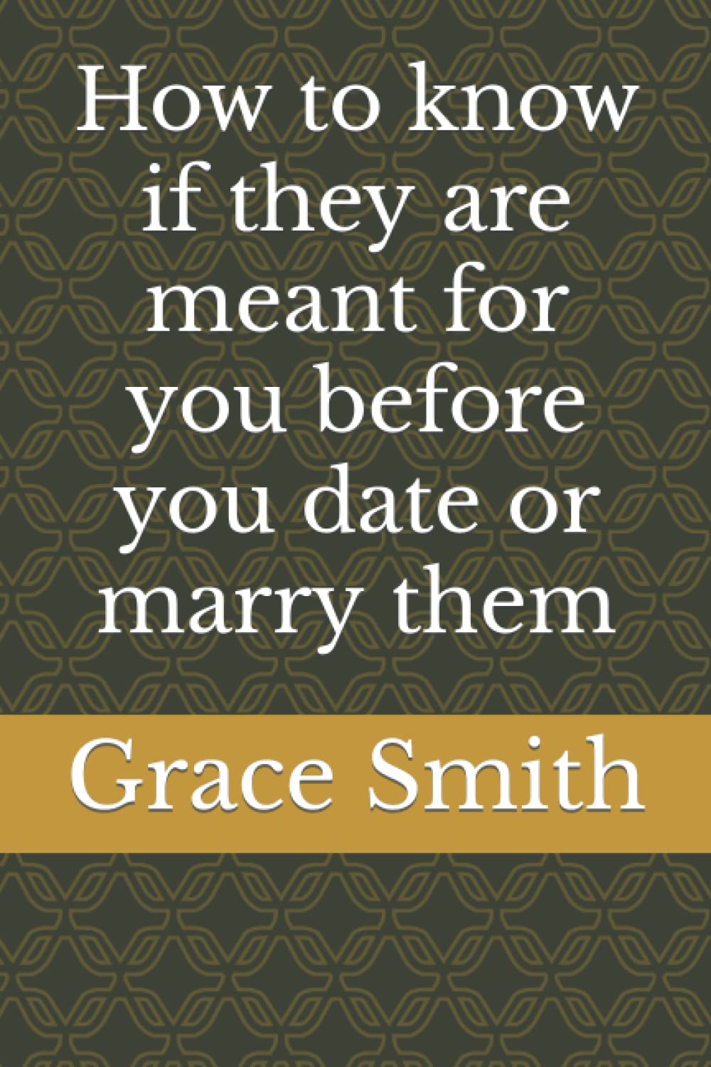 

How to know if they are meant for you before you date or marry them (Relationship and Marriage Affairs) (Independently published)