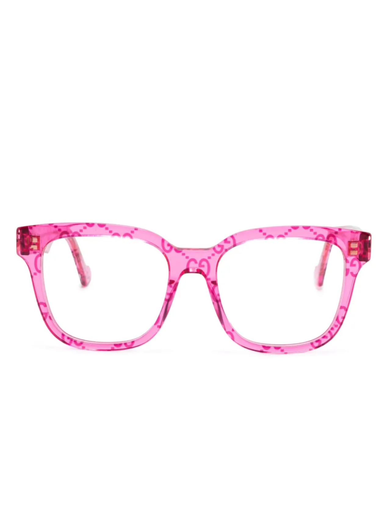 

Очки Gucci Eyewear с логотипом GG, розовый