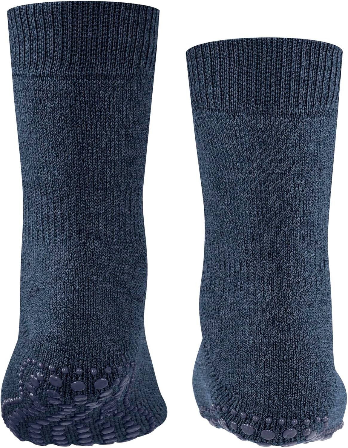 Детские тапочки-носочки FALKE Unisex Catspads, шерсть и хлопок, с противоскользящей подошвой, 1 пара, синий — фото 2