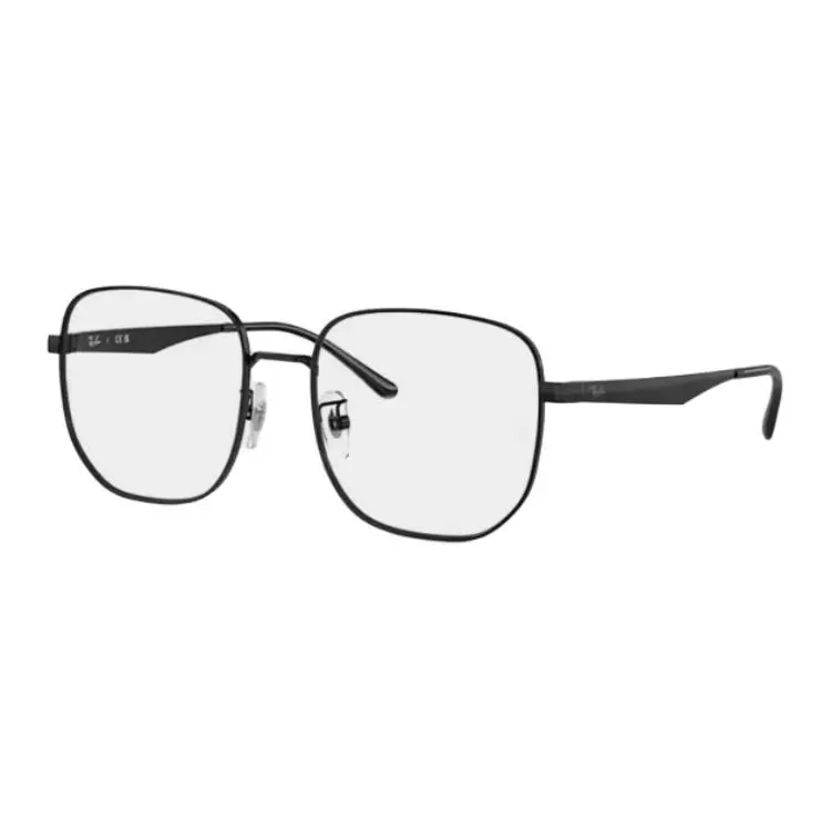 

RayBan Металлическая оправа для очков неправильной формы унисекс черная, Black