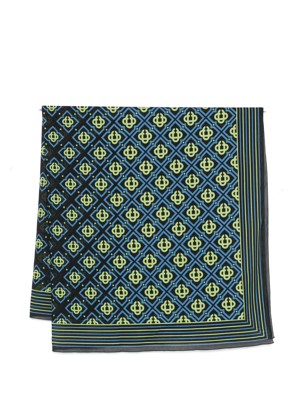 

Кафтан с градиентным монограммным узором Casablanca, черный