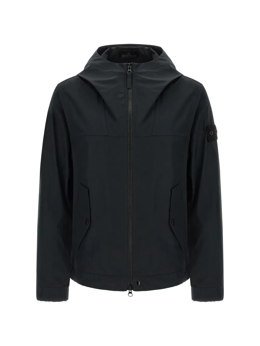Пуховик S.I. Marina куртка Ghost на молнии с капюшоном Stone Island, черный