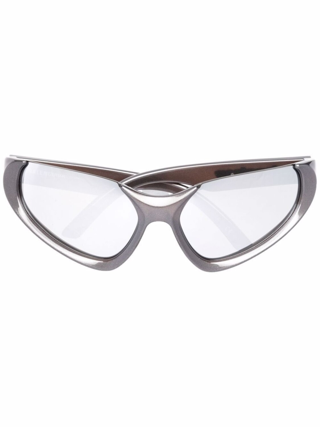 

Balenciaga Eyewear солнцезащитные очки Xpander в оправе 'кошачий глаз', серый