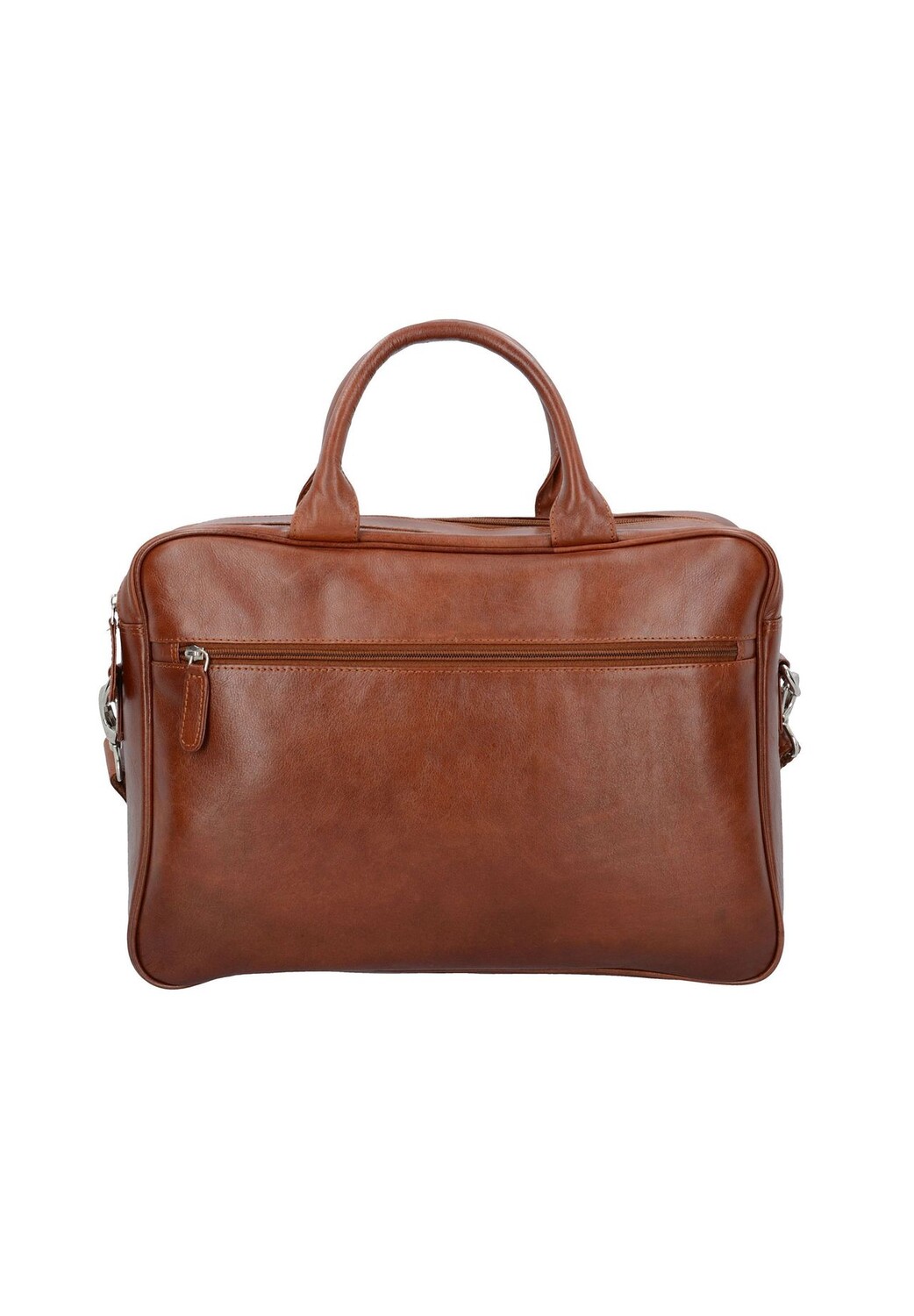 

Портфель кожаный 40 см с отделением для ноутбука DERMATA, цвет Cognac