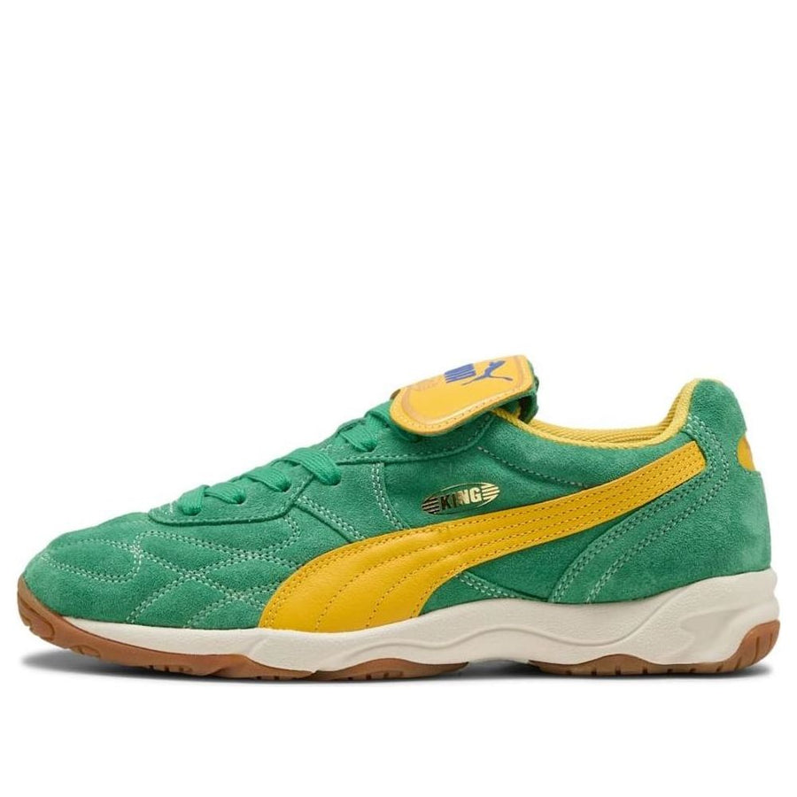 

Кроссовки PUMA KING Indoor Royalty 'Archive Green Yellow Sizzle', зеленый