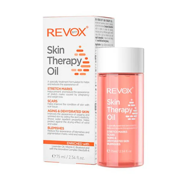 

Растяжки, шрамы, обезвоженная кожа и пятна Sérum Facial Teraphy Revox, 75 ml