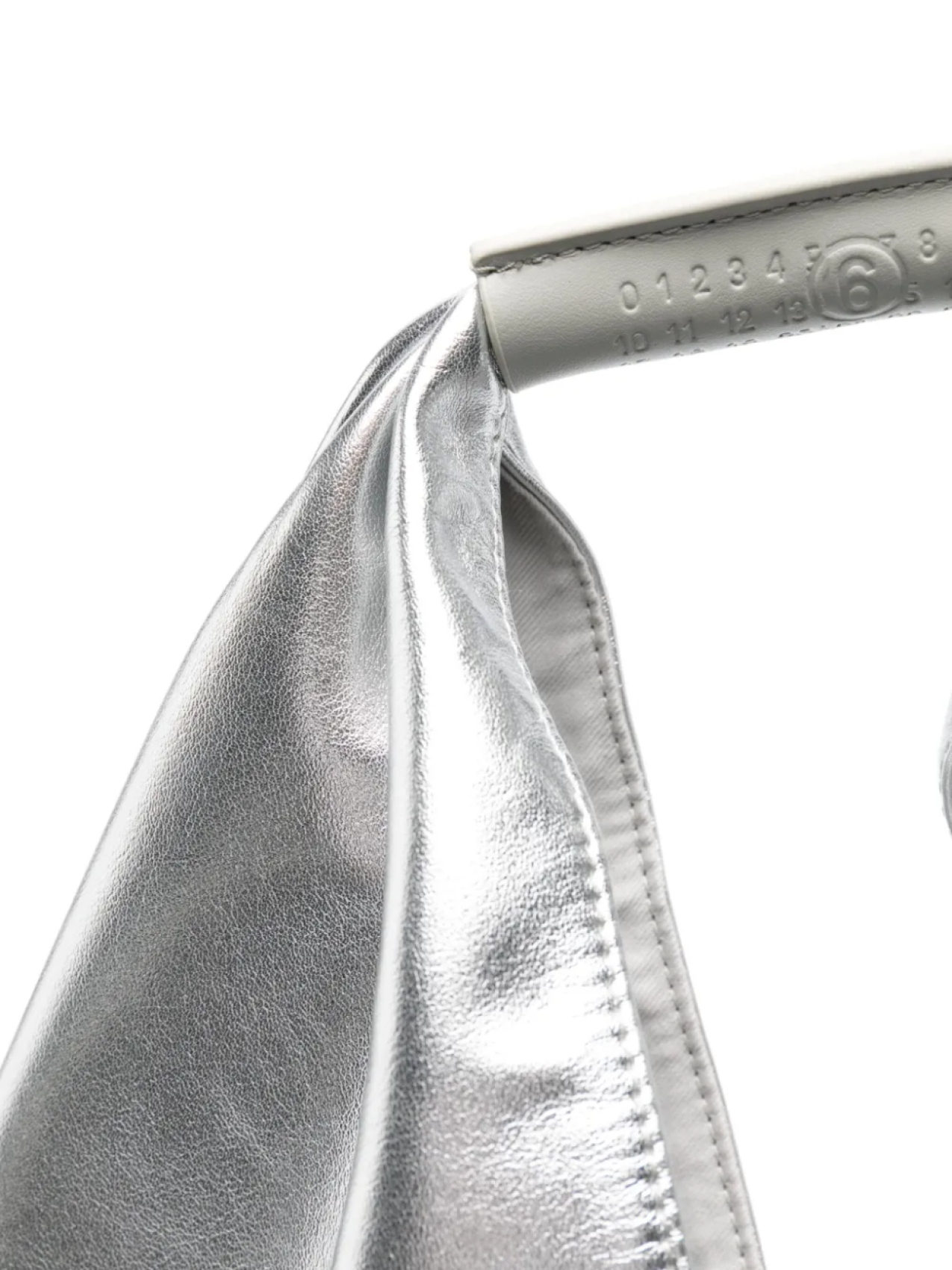 

Средняя японская сумка через плечо MM6 Maison Margiela, серебряный