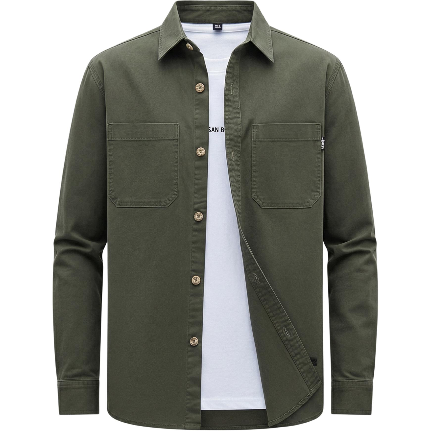 

Рубашка Unisex Lapel Moderate Jeep, army зеленый