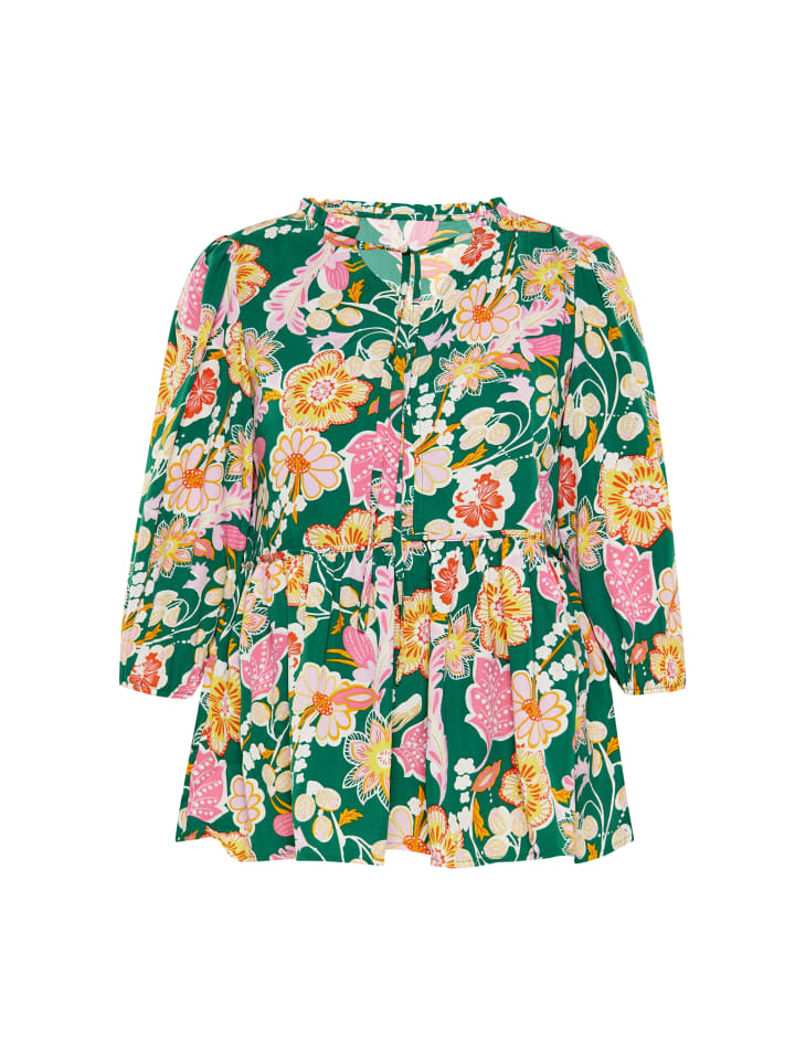 

Женская блузка зеленого цвета, разноцветная Usha