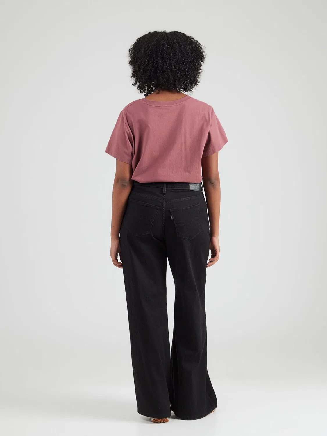 Широкие джинсы '318' Levi'S Plus, Black — фото 4