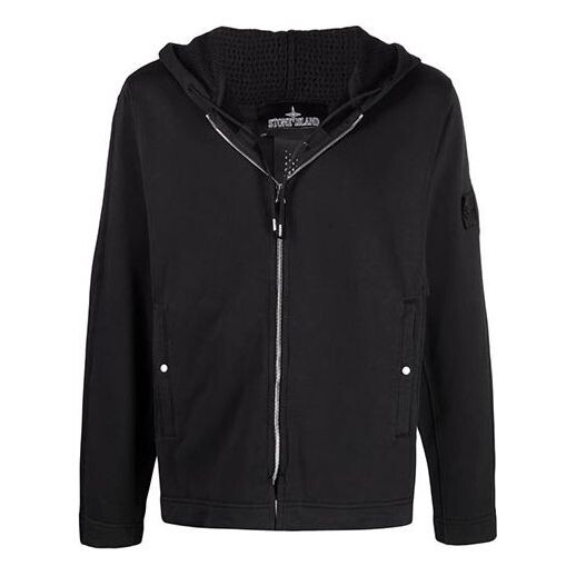 

Толстовка shadow project mesh panel hoodie 'black' Stone Island, черный