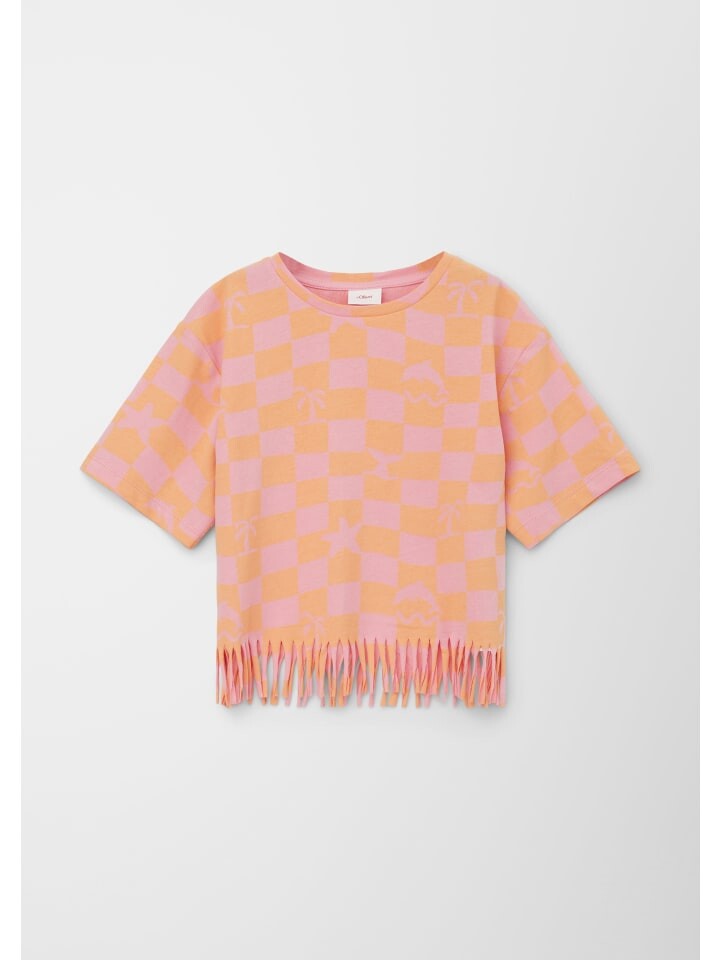 

Топ s.Oliver, цвет orange/pink