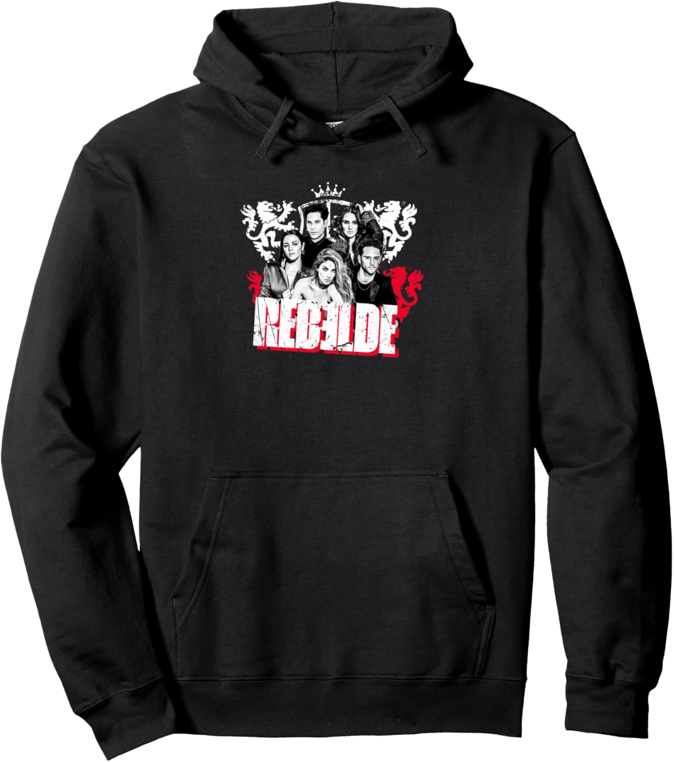 

Толстовка Rebelde Tour 2023 Rebelde Concert Rebelde Rbd, черный