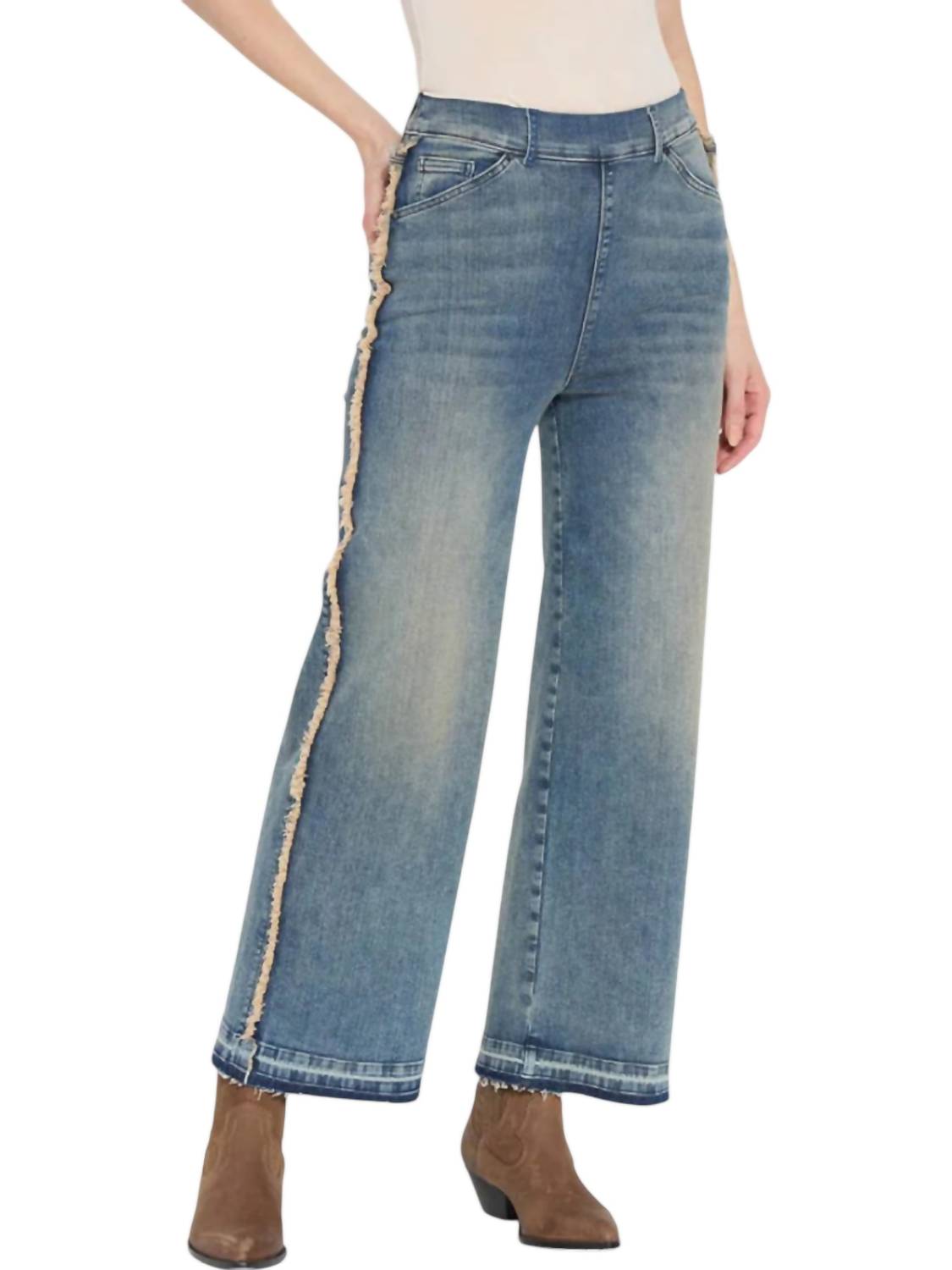 

Джинсы Era Wide Leg в синем цвете Lysse