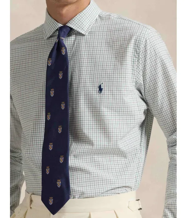 Рубашка slim fit Polo Ralph Lauren, зеленый — фото 4