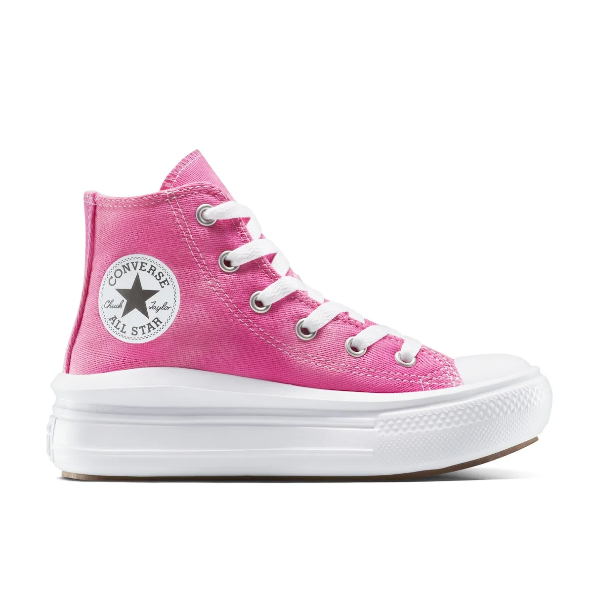 

Повседневные детские кеды Chuck Taylor All Star Move Color Splash Converse, розовый