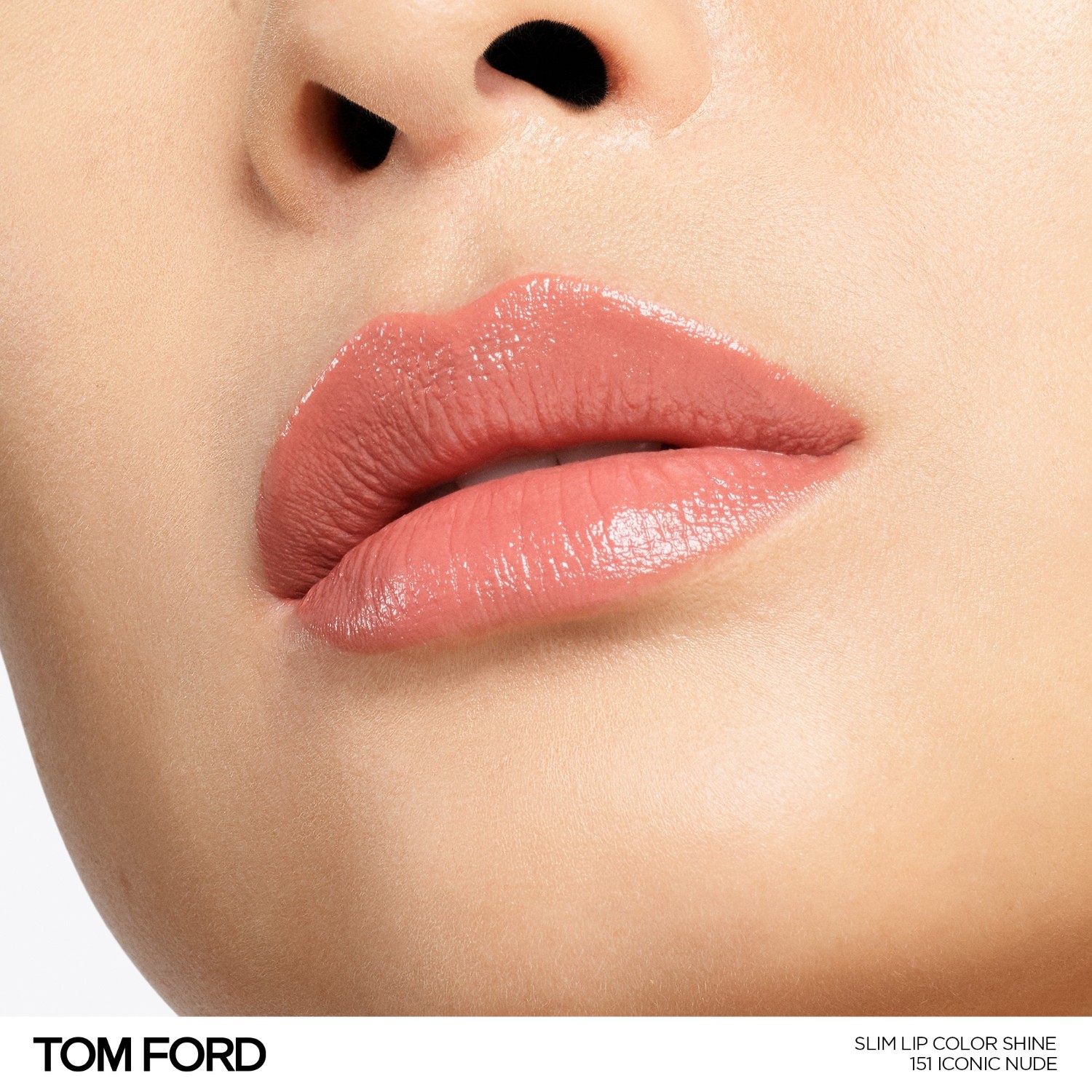 Помада для губ slim lip color shine Tom Ford, 151 iconic nude, вес 8 гр. — фото 3